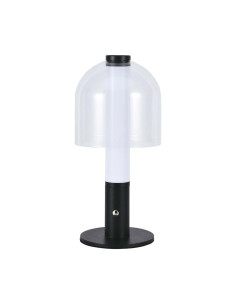 V-TAC LED Настолна Лампа 1800mAh Батерия 140x 300 3000-6500 Черно + Прозрачно Стъклено Тяло - 7988 - Цена | LEDs4economy