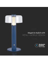 V-TAC LED Настолна Лампа 1800mAh Батерия 150 x 300 3000-6500 Лилаво Тяло - 7942 - 8