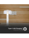V-TAC LED Настолна Лампа 1800mAh Батерия 150 x 300 3000-6500 Бяло Тяло - 7941 - 5