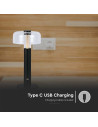 V-TAC LED Настолна Лампа 1800mAh Батерия 150 x 300 3000-6500 Черно Тяло - 7940 - 3