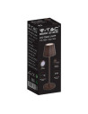 V-TAC 2W LED Настолна Лампа 4400mA Батерия Бежово Тяло IP54 3000 - 15
