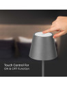 V-TAC 2W LED Настолна Лампа 4400mA Батерия Зелено Тяло IP54 3000 - 11