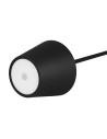 V-TAC 2W LED Настолна Лампа 4400mA Батерия Черно Тяло IP54 3000 - 5
