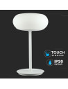 V-TAC 25W LED Настолна Лампа Бяла Димираща 3000 - 40081 - 5