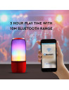 V-TAC 2x3W LED Лампа Колона USB + TF Слот Червена - 8571 - 6