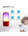 V-TAC 2x3W LED Лампа Колона USB + TF Слот Червена - 8571 - 3