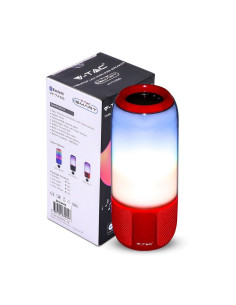 V-TAC 2x3W LED Лампа Колона USB + TF Слот Червена - 8571 - Цена | LEDs4economy 2