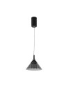 V-TAC 9W LED Висяща Лампа (19.5x17.5x100CM) Черно 4000 - 10081