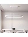 V-TAC 24W LED Висяща Лампа (80x20x100CM) 4000 Бяло Тяло - 10055 - 5