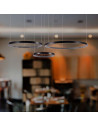 V-TAC LED Осветител 57W Висящ Кристал Черен 3000К - 10054 - 2