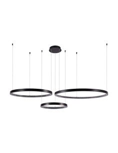 V-TAC LED Осветител 57W Висящ Кристал Черен 4000К - 10053 - Цена | LEDs4economy