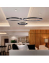V-TAC LED Осветител 57W Висящ Кристал Черен 4000К - 10053 - 5