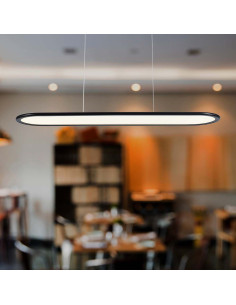 V-TAC 24W LED Висяща Лампа (80x100CM) 4000 Черно Тяло - 10045 - Цена | LEDs4economy 2