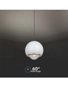 V-TAC 5W LED Висяща Лампа Бяло Тяло 3000 - 10342 - 7