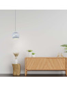 V-TAC 8.5W LED Висяща Лампа Φ180 Регулируемо Въже Touch On/Off Бяло Тяло 3000 - 8002 - 4