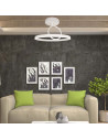 V-TAC LED Осветител 38W Плафон 500x200MM 4000 Бял Двоен Кръг - 14985 - 6