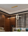 V-TAC 16W LED Висяща Декоративна Лампа 860x300 Златно Тяло 3000 - 8023 - 7