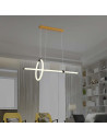 V-TAC 16W LED Висяща Декоративна Лампа 860x300 Черно Тяло 3000 - 8022 - 6