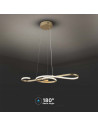 V-TAC 18W LED Висяща Декоративна Лампа 700x250 Златно Тяло 3000 - 8021 - 7