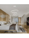 V-TAC 32W LED Висяща Декоративна Лампа 600x400x200 Бяло Тяло 3000 - 8018 - 6