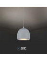 V-TAC 8.5W LED Висяща Лампа Φ100 Сиво Тяло 3000 - 7992 - 6