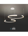 V-TAC LED Осветител 48W Висящ 1100x800x1200 Димиращ Бял 4000К - 14993 - 7