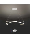 V-TAC LED Осветител 48W Висящ 800x1200 Димиращ Бял 3000К - 14986 - 7