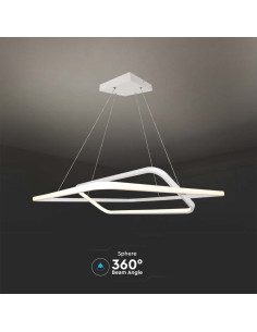 V-TAC LED Осветител 50W Висящ 600x600x1200 Димиращ Бял 4000К - 14989 - Цена | LEDs4economy 2