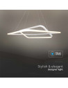 V-TAC LED Осветител 50W Висящ 600x600x1200 Димиращ Бял 3000К - 14988 - 3