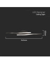 V-TAC LED Осветител 12W Две Линии 3000 - 7001 - 3