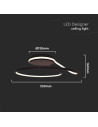 V-TAC LED Осветител 24W 4000 Черен - 4