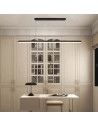 V-TAC LED Осветител 23W Линия 4000 Черен - 6943 - 6