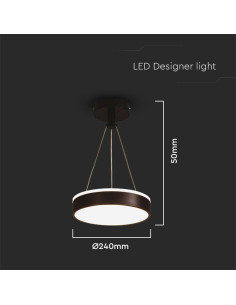 V-TAC LED Осветител 12W Висящ 4000 - 6931 - Цена | LEDs4economy 2