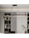 V-TAC LED Осветител 45W Висящ Димиращ Черен 3000К - 6906 - 4