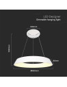 V-TAC LED Осветител 48W Висящ Димиращ Бял 4000 - 6904 - 4