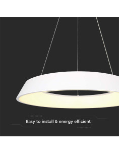 V-TAC LED Осветител 48W Висящ Димиращ Бял 3000 - 6903 - Цена | LEDs4economy 2