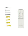 V-TAC 38W Пендел/Плафон Кръг 3 Цветен D:600*H:2000 Димиращ Бял - 213959 - 2