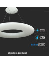 V-TAC 105W LED Висящ Пендел Бял 3000 - 40101 - 6