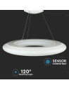 V-TAC 105W LED Висящ Пендел Бял 3000 - 40101 - 7