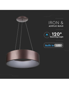 V-TAC 20W LED Пендел Димиращ Кафе 3000 - 3994 - Цена | LEDs4economy 2