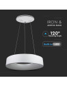 V-TAC 20W LED Пендел Димиращ Бял 3000 - 3992 - 2