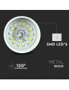 V-TAC 7W LED Пендел Акрил Бял Абажур 25x19 3000а Светлина - 3937 - 3