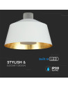 V-TAC 7W LED Пендел Акрил Бял Абажур 25x19 3000а Светлина - 3937 - 9
