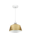 V-TAC 7W LED Пендел Акрил Златен Абажур 25x19 3000а Светлина - 3936
