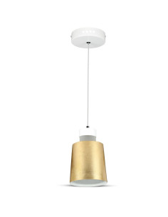V-TAC 7W LED Пендел Акрил Златен Абажур 12x19 3000а Светлина - 3934 - Цена | LEDs4economy