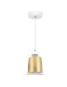 V-TAC 7W LED Пендел Акрил Златен Абажур 12x19 3000а Светлина - 3934