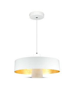V-TAC 7W LED Пендел Акрил Бял Абажур 34x19 Неутрална Светлина - 3933 - Цена | LEDs4economy
