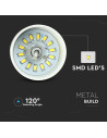 V-TAC 7W LED Пендел Акрил Бял Абажур 25x19 Неутрална Светлина - 3931 - 3