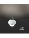 V-TAC 9W LED Висяща Лампа (10x10x100см) Бяло 3000 - 10080 - 4