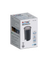 V-TAC 1W LED Осветител за Стъпала Сребърен Двупосочен 6400К - 4